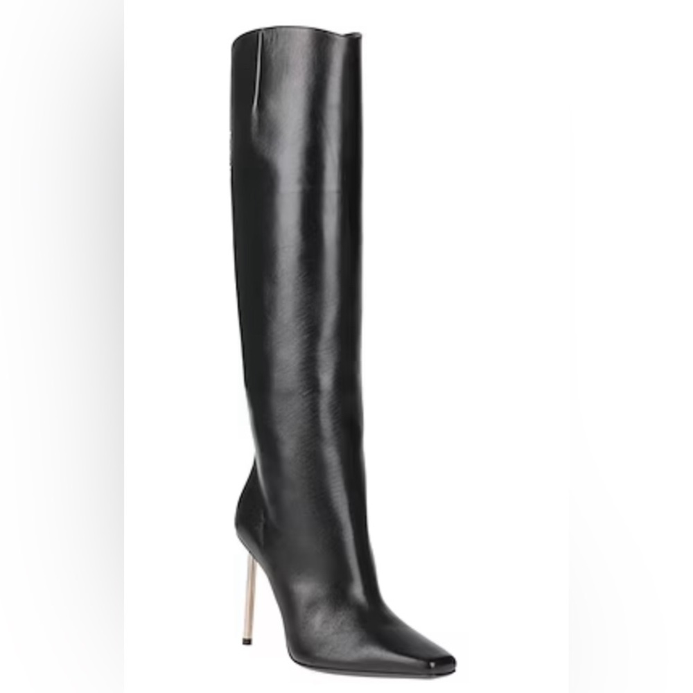 Off-White Nappa High Allen Boot Black Silver Size EU 39